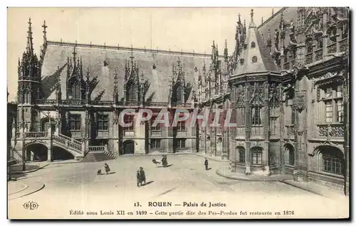 Cartes postales Rouen Palais de Justice