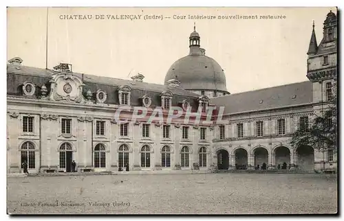 Ansichtskarte AK Chateau De Valencay Cour Interieure nouvellement restauree