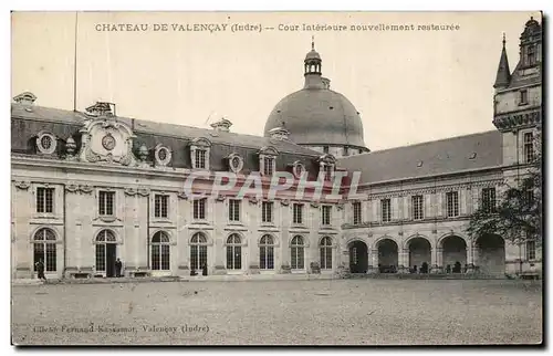 Cartes postales Chateau De Valencay Cour Interieure nouvellement restauree