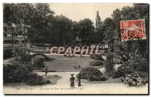 Ansichtskarte AK Vichy Un Coin du Parc des Celestins