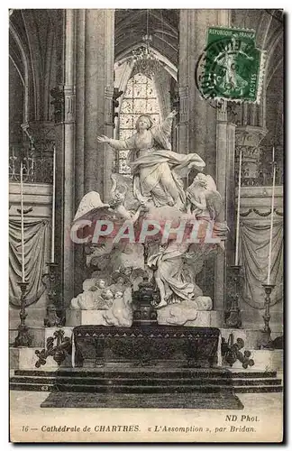 Cartes postales Cathedrale de Chartres L'Assomption par Bridan