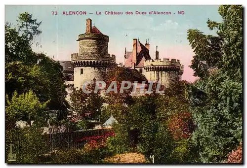 Cartes postales Alencon Le Chateau des Ducs d'Alencon