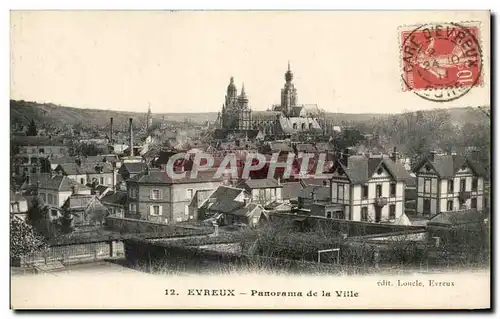 Cartes postales Evreux Panorama de la ville