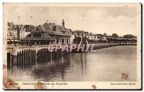 Cartes postales Trouville Reine des Plages Les Nouveaux Quais