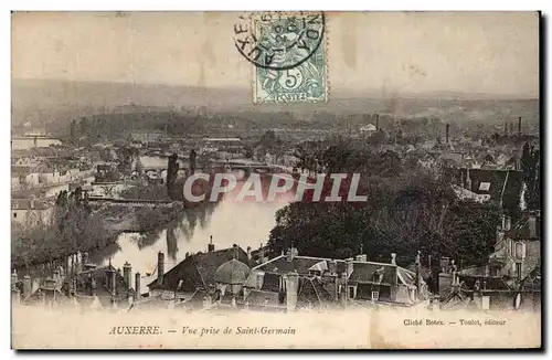 Cartes postales Auxerre Vue Prise de Saint Germain