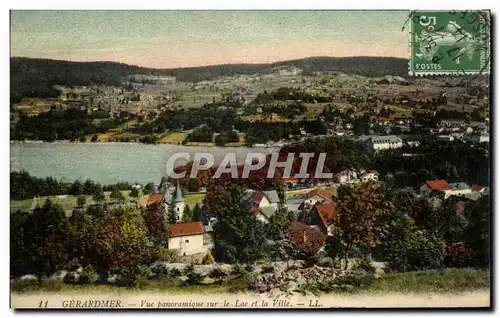 Ansichtskarte AK Gerardmer Vue Panoramique sur le Lac et la Ville