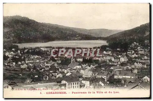 Cartes postales Gerardmer Panorama de kla Ville et du Lac