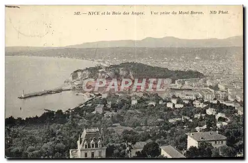 Ansichtskarte AK Nice et la Baie des Anges Vue Prise du Mont Boron