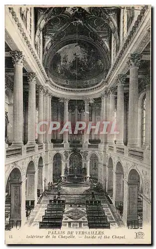 Cartes postales Place De Versailles Interieur de la Chapelle Orgue