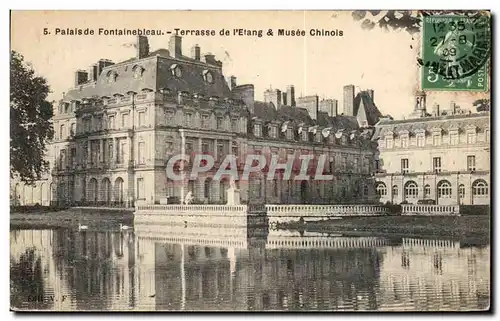 Cartes postales Palais de Fontainebleau Terrasse de l&#39Etang Musee Chinois