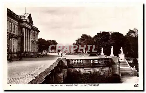 Ansichtskarte AK Palais De Compiegne La Terrasse