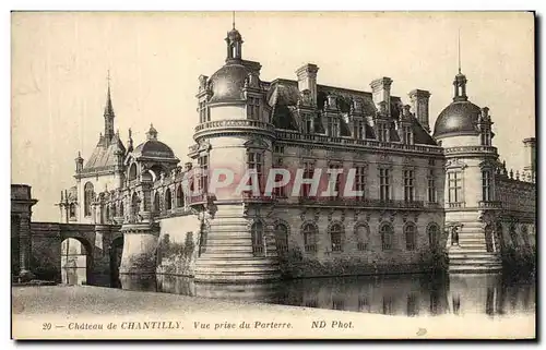 Ansichtskarte AK Chateau De Chantilly Vue Prise du Parterre