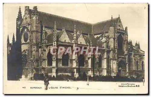 Cartes postales Bordeaux L'Eglise St Michel