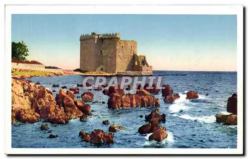 Ansichtskarte AK Ile Saint Honorat Monastere fortifle et recifs