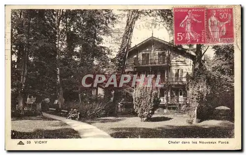 Cartes postales Vichy Chalet dans les Nouveaux Parcs