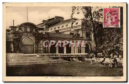 Cartes postales Vichy La Casino Cote du Theatre