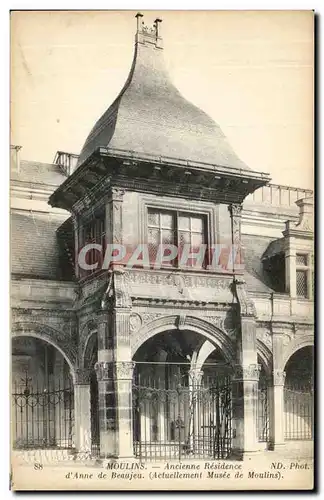 Cartes postales Moulins Ancienne Residence d&#39anne de Beaujeu