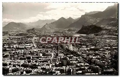 Ansichtskarte AK Grenoble Vue Generale Cours Jean Jaures Cours de la Liberation