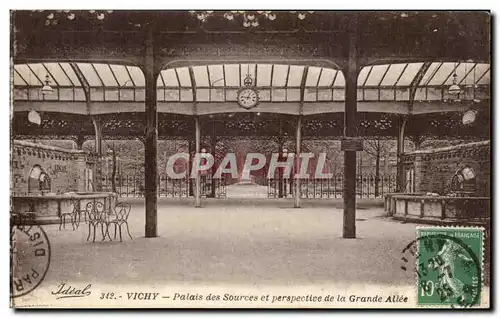 Ansichtskarte AK Vichy Palais des Sources et perspective de la Grande Allee