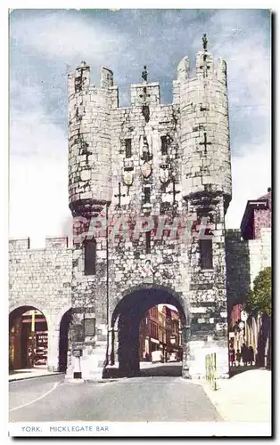 Cartes postales moderne York Micklegate Bar