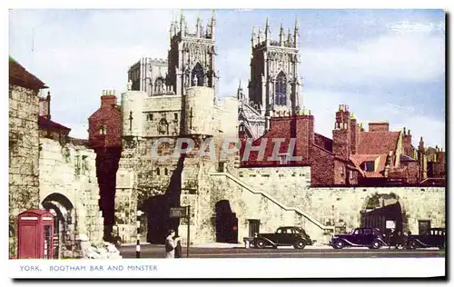 Cartes postales York Bootham Bar And Minster