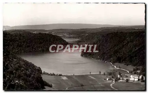 Moderne Karte La Franche Comte Pittoreque Vallee Du Herisson Lacs du Val et de Chambly