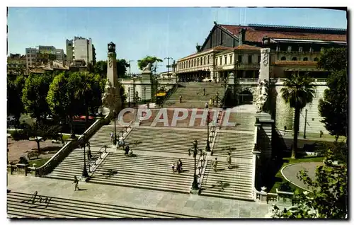 Cartes postales moderne Marseille Escalier Monumental de la gare St Charles