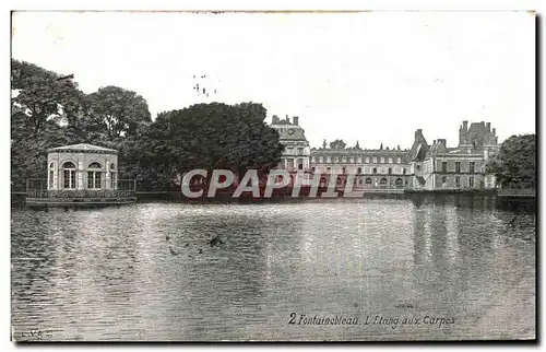 Cartes postales Fontainebleau L&#39Etang aux Carpes