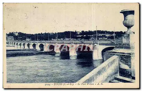 Cartes postales Tours Le Pont Wilson