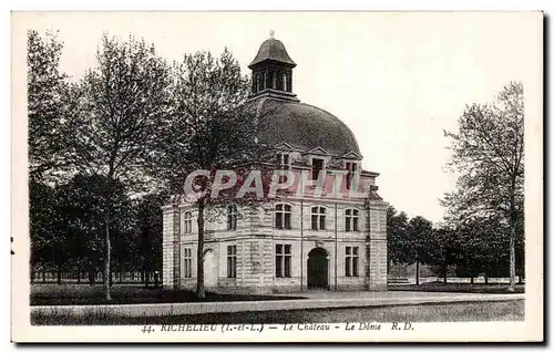 Ansichtskarte AK Richelieu Le Chateau Le Dome