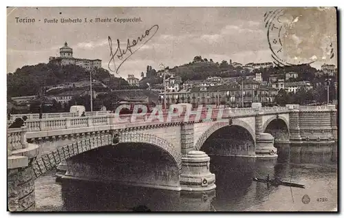 Ansichtskarte AK Torino Ponte umberto I e monte Coppuccini