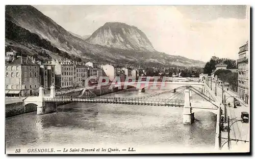 Ansichtskarte AK Grenoble Le Saint Eynard et les Quais