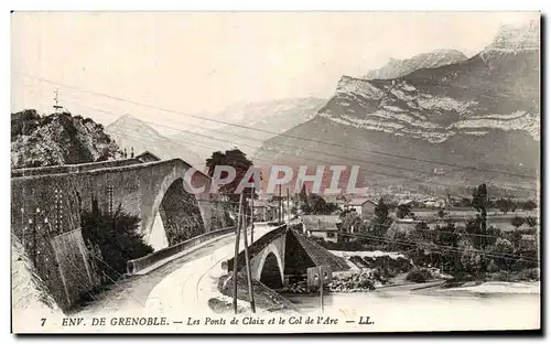 Cartes postales De Grenoble Les Ponts de Claix et le Col de l&#39Arc