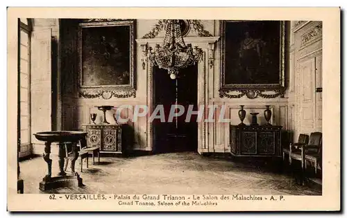 Cartes postales Versailles Palais du Grand Trianon Le Salon des malachites