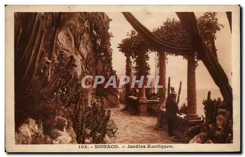 Cartes postales Monaco Jardins Exotiques