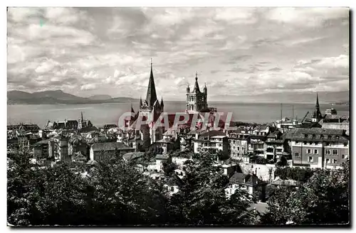 Cartes postales moderne Lausanne et le lac Leman