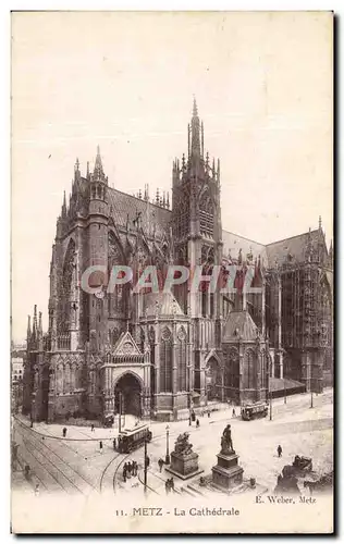 Cartes postales Metz La Cathedrale