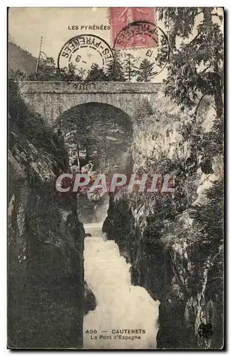 Cartes postales Cauterets Le Pont d&#39Espagne