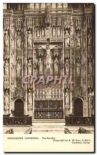 Cartes postales Winchester Cathedral The Reredos Surrey