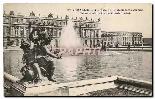 Ansichtskarte AK Versailles Terrasse du Chateau