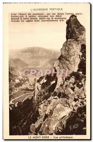 Cartes postales L&#39Auvergne Poetique Le Mont Dore