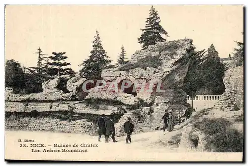 Cartes postales Nice Ruines de Cimiez Les Arenes Romaines