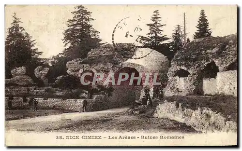 Cartes postales Nice Cimiez Les Arenes Ruines Romaines