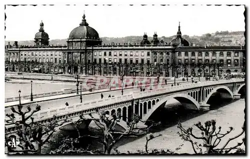 Ansichtskarte AK Lyon Pont Wilson et l&#39Hotel Dieu