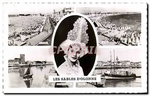 Cartes postales Les Sables D'Olonne folklore Costume