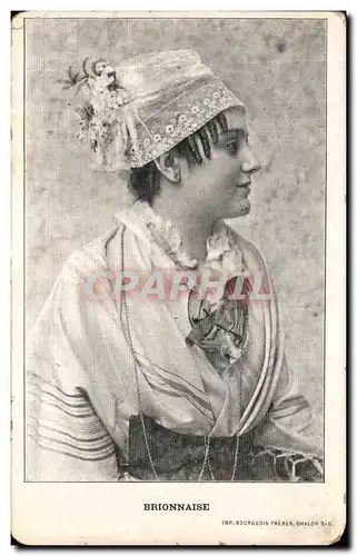 Cartes postales Brionnaise Folklore Costume