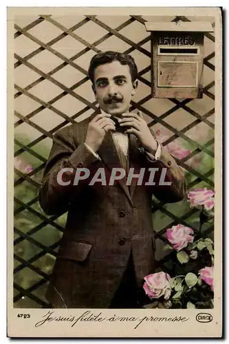 Cartes postales Fantaisie Homme