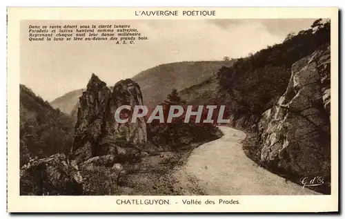 Cartes postales L&#39Auvergne Poetique Chatelguyon Vallee Des Prades