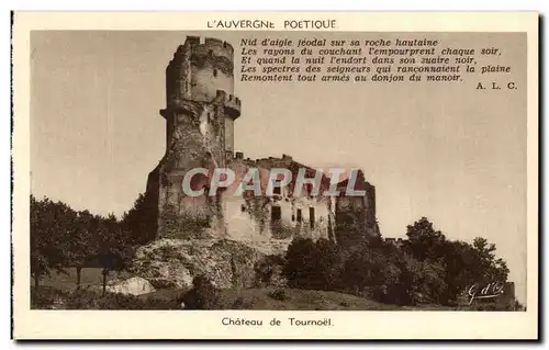 Ansichtskarte AK L&#39Auvergne Poetique Chateau De Tournoel