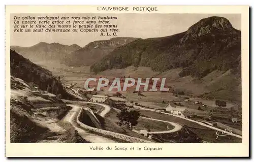 Cartes postales L&#39Auvergne Poetique Vallee Du Sancy Et Le Capucin